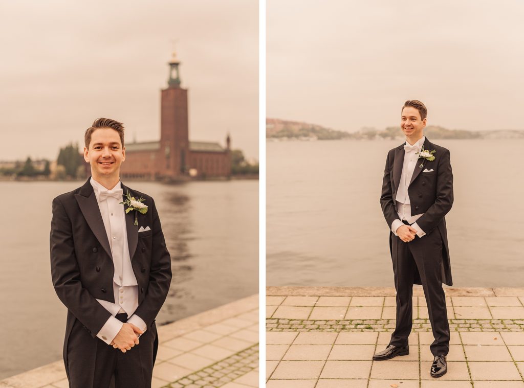 Bröllopsfotografering Stadshuset Stockholm