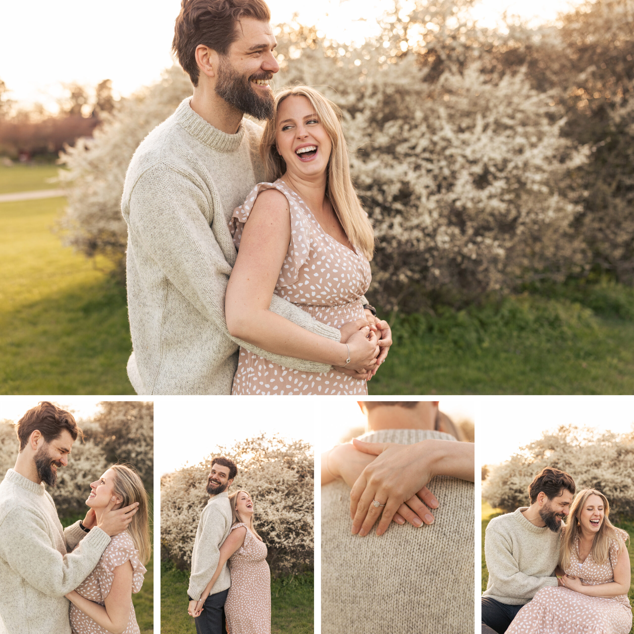 Vårig parfotografering