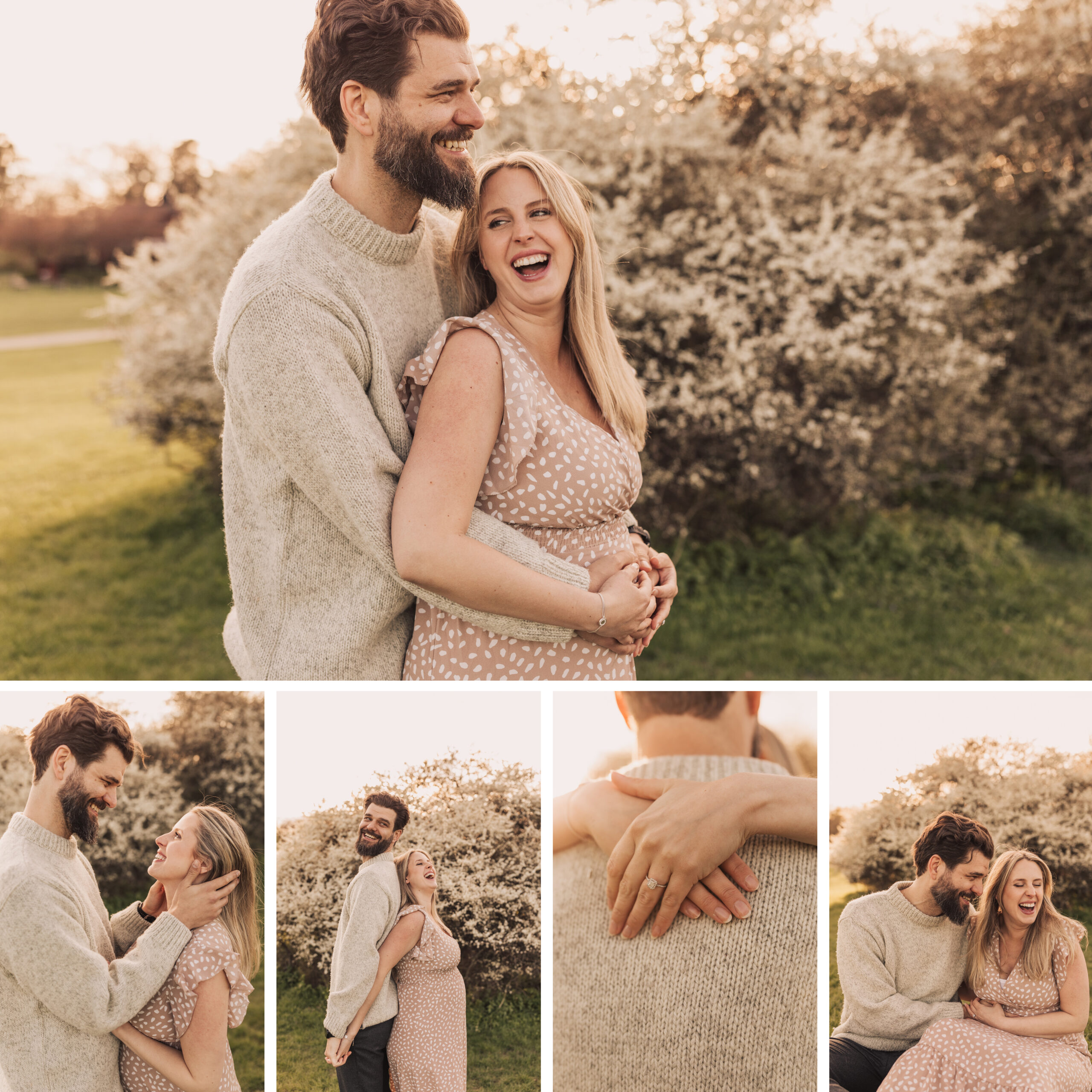 Vårig parfotografering